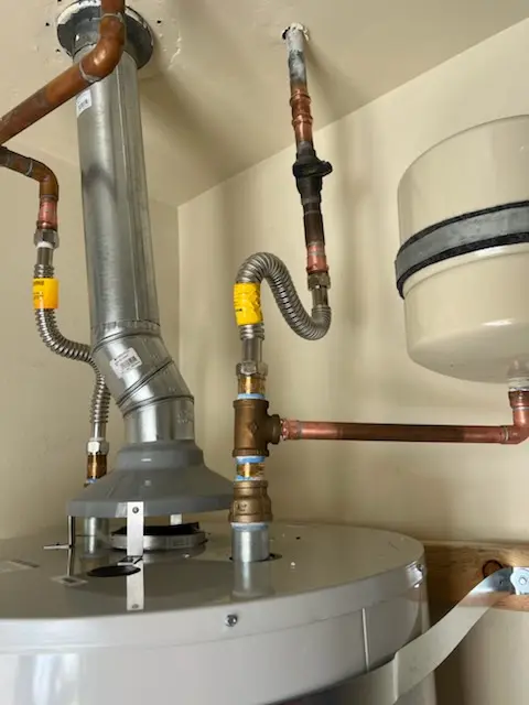 Water heater installation and plumbing repair in Woodstock